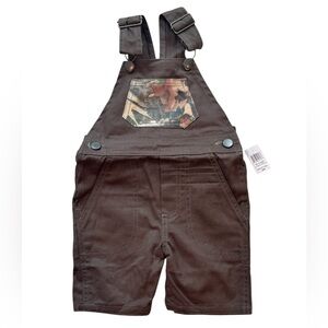 TrueTimber Baby Overalls | 18 Months | Brown Camo Pocket Shortalls Camoflauge